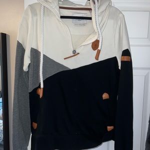 Wanakome color block hoodie